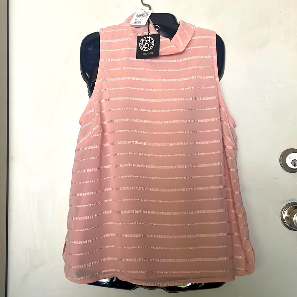 Babeau sleeveless shell cameo/shell pink